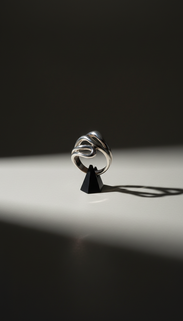 Silver Sculpt Ring