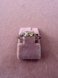 Adjustable Multicolor Zircon Stainless Steel Ring