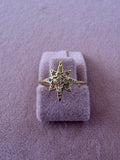 Celestial Starburst Zircon Ring