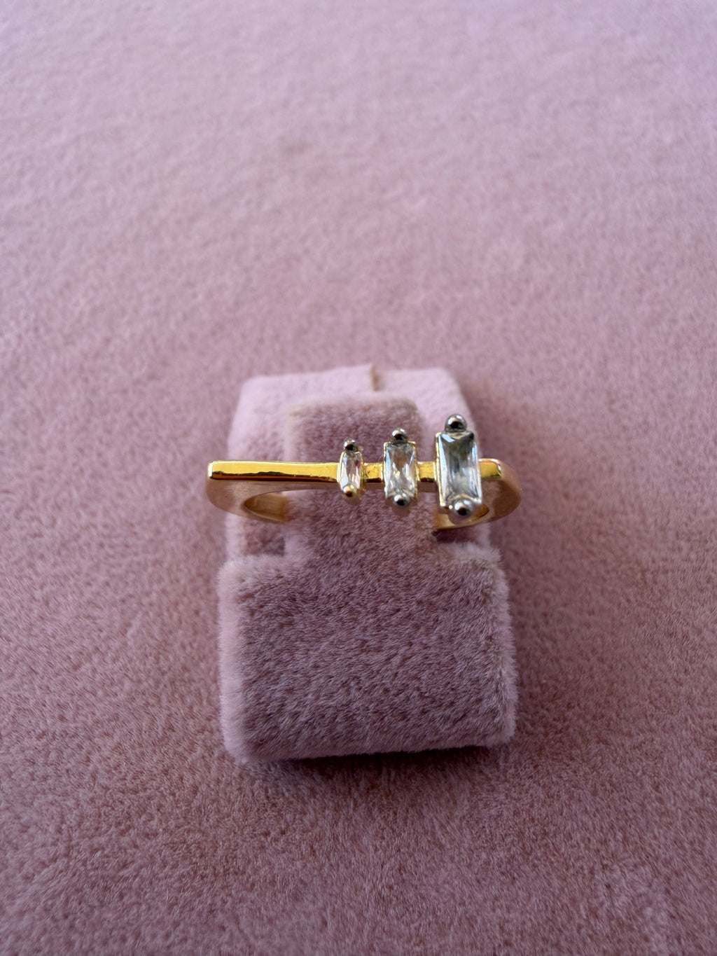 Ascending Light Baguette Ring