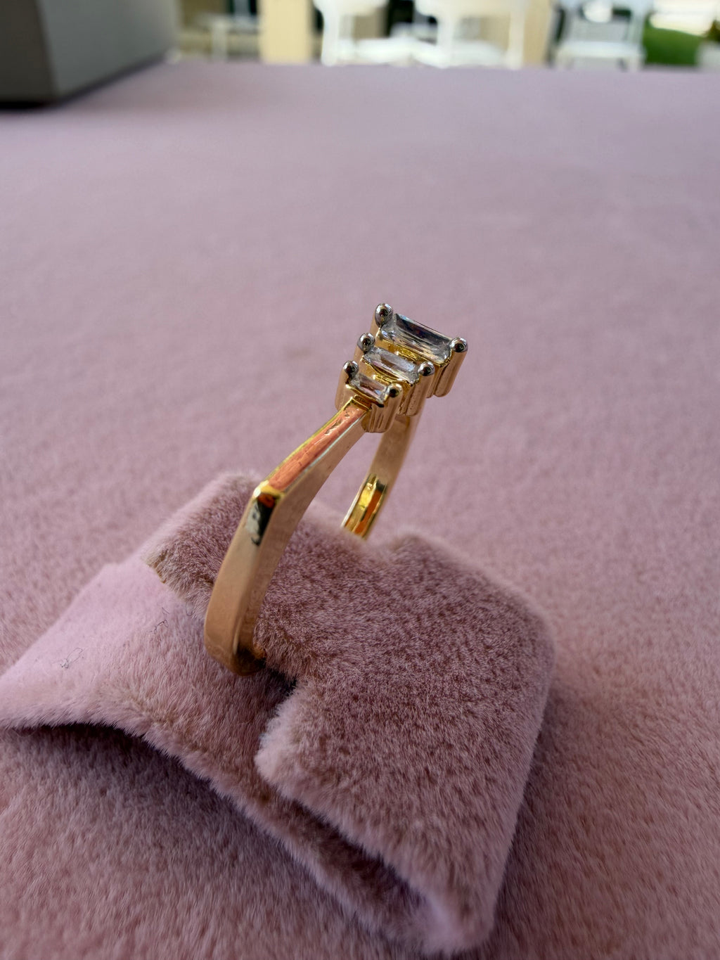 Ascending Light Baguette Ring