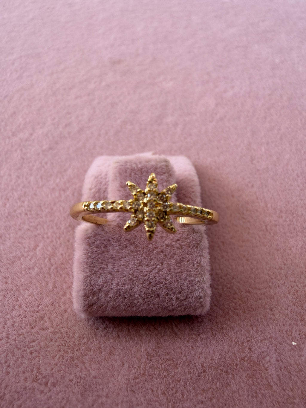 Golden Nova Star Ring
