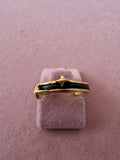 Black Braided Cord Star Adjustable Ring
