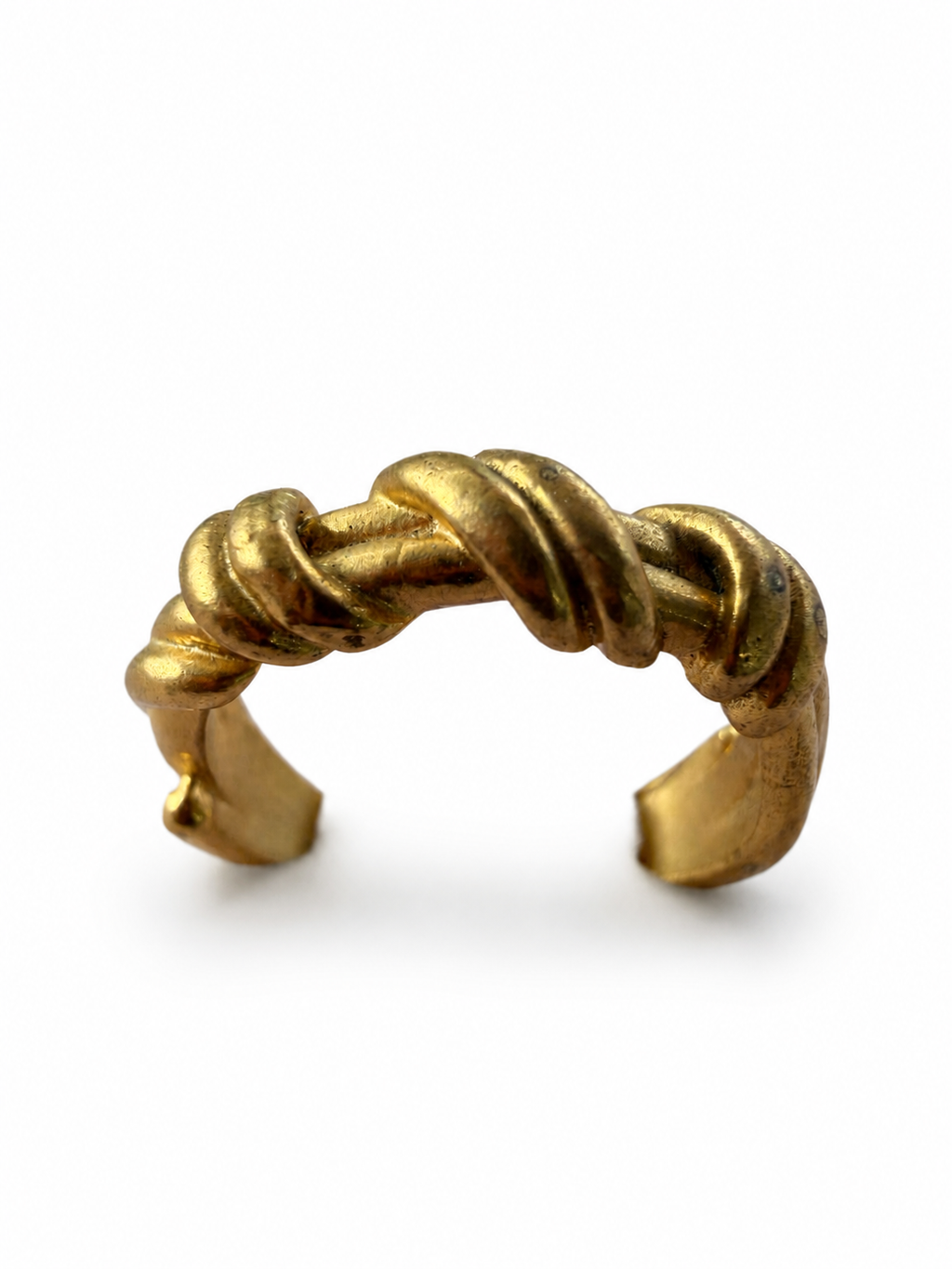 Gold Rope Knot Adjustable Ring