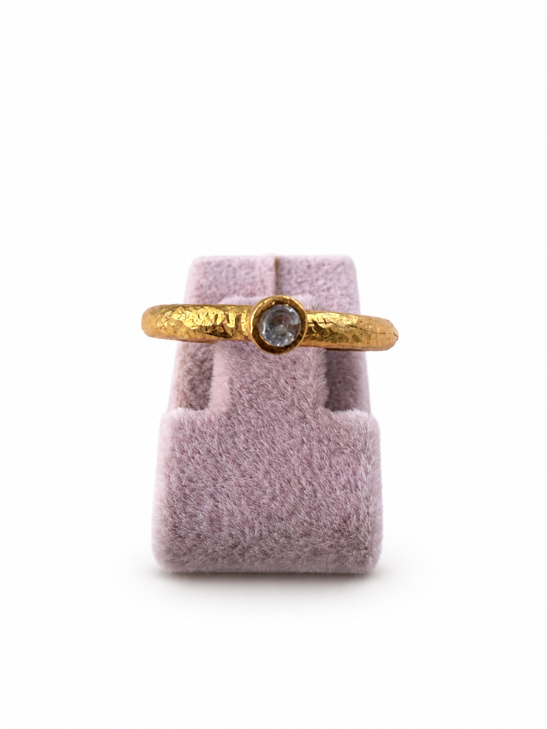 Natural Gemstone Adjustable Gold Ring