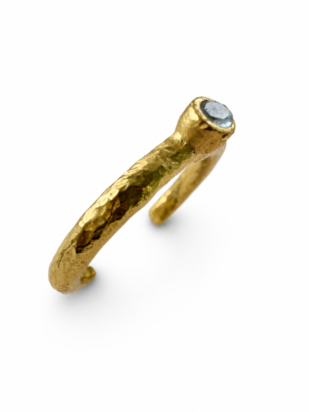 Natural Gemstone Adjustable Gold Ring