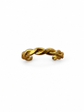 Gold Twisted Chain Adjustable Ring