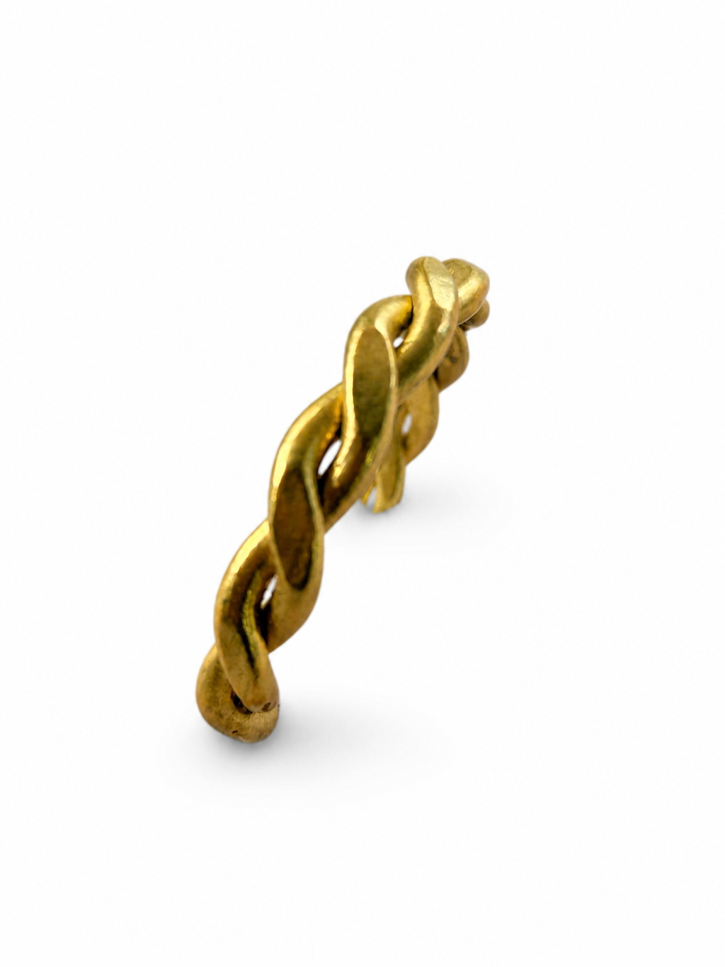 Gold Twisted Chain Adjustable Ring